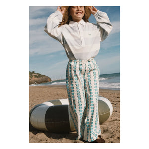 Tinycottons - Floral Patterned Pants | White