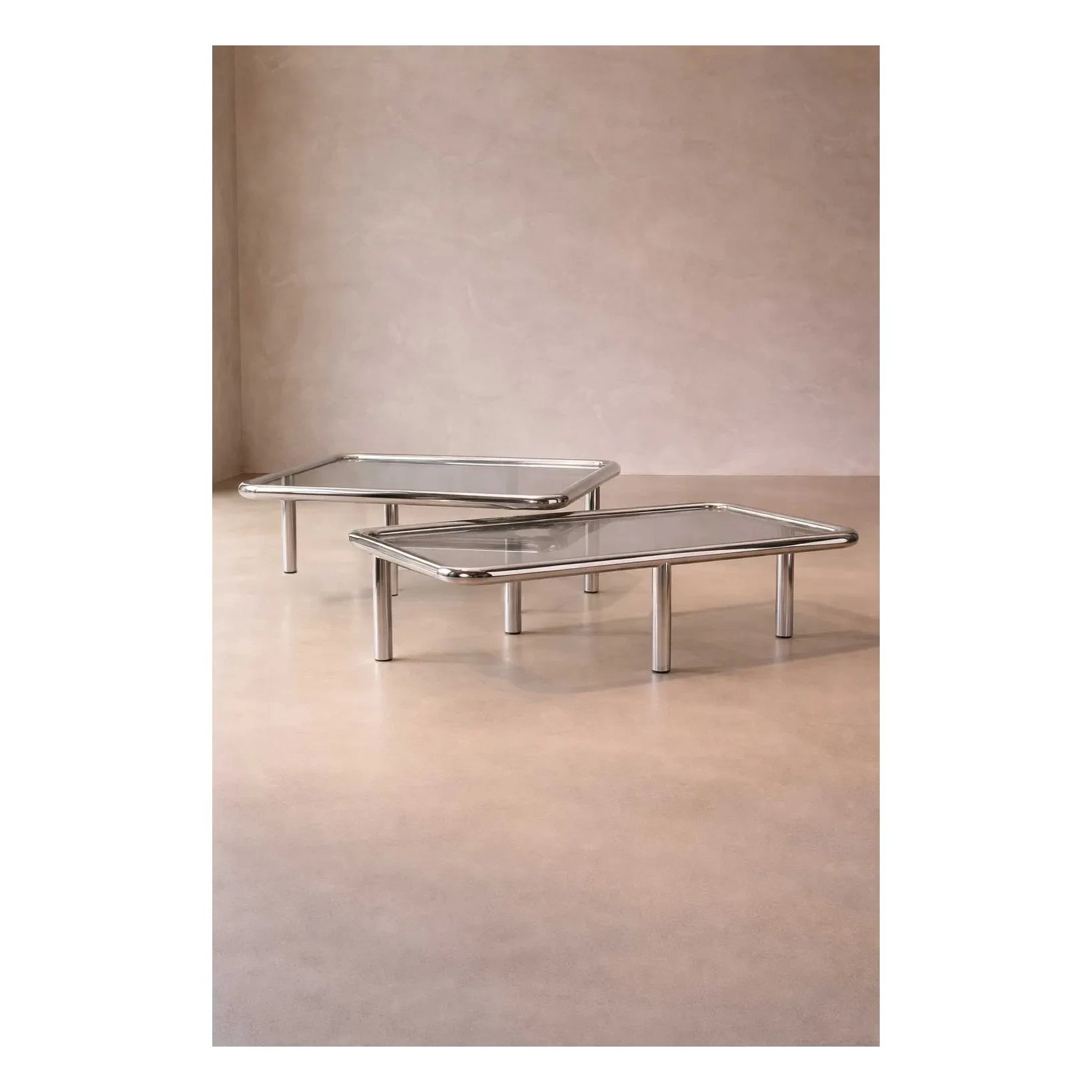Gabrielle Paris - Alix Stainless Steel Coffee Table | Steel