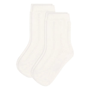 Petit Bateau - 2 Pairs of Socks | White