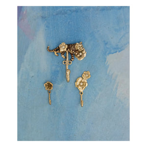 Doing Goods - Maisie Flower Hanger Hook | Brass
