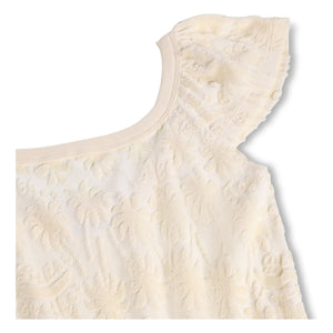Molo - Avery Palm Romper | Ecru