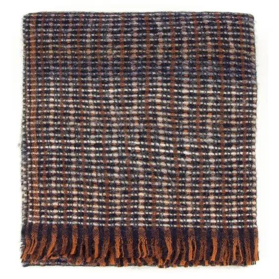 Sessùn - Niu Pio Wool Shawl | Blue