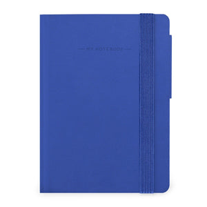 Legami - Lined Notebook with Monochrome Soft Cover - Eclectic Blue - My Notebook