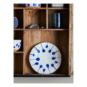 Bloomingville - Linora dessert plates - Set of 3 | Blue