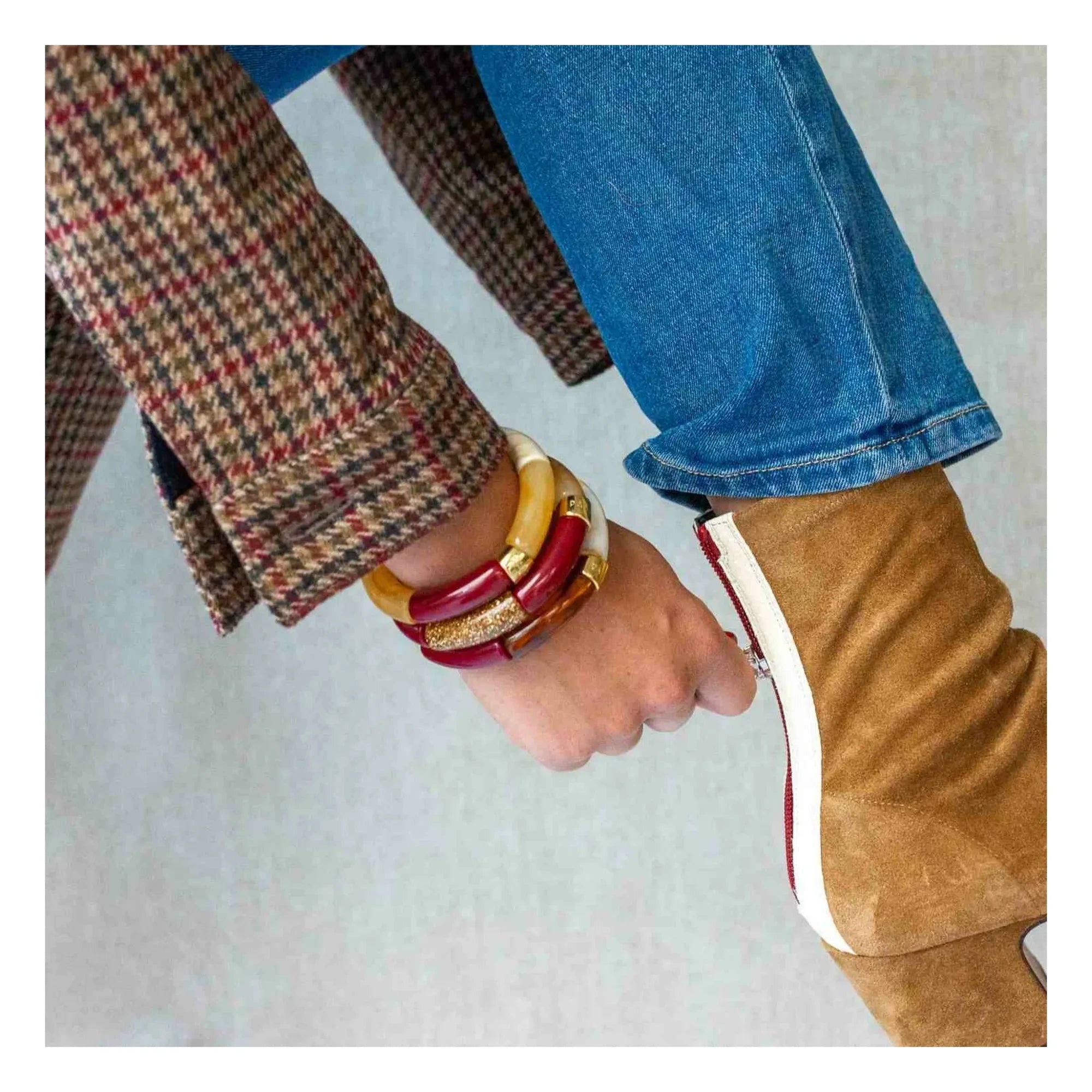 Parabaya - Left 3 Bracelets | Cream