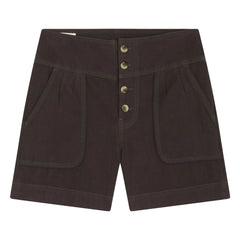 Leon & Harper - Qitu Cotton Shorts | Charcoal