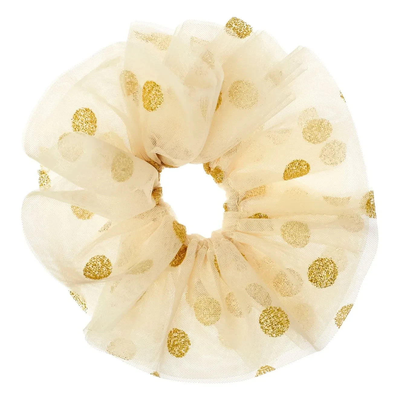 Rockahula Kids - Tulle Polka Dot Bow | Gold