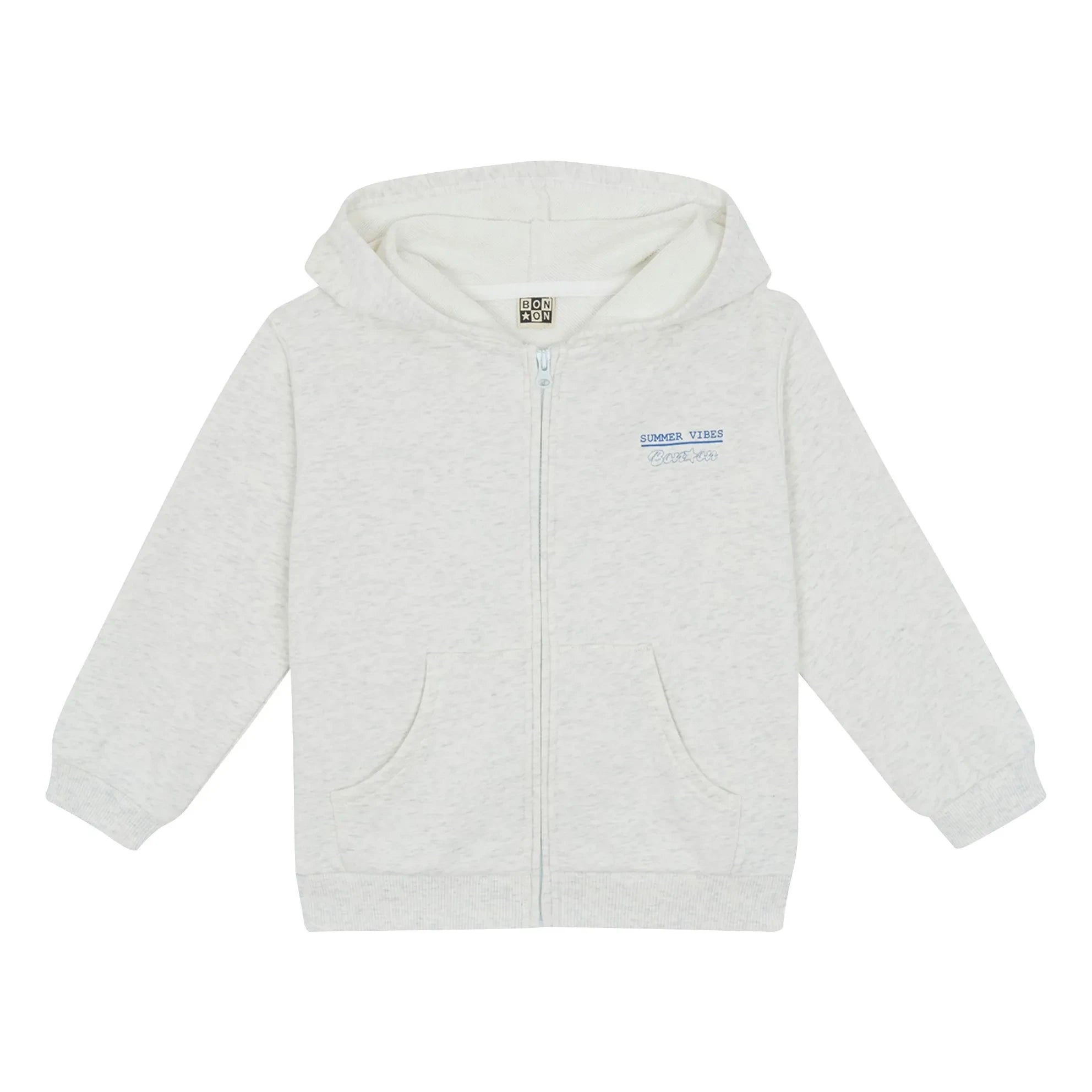Bonton - St Lu Dayoff Spotted Hoodie | Gray