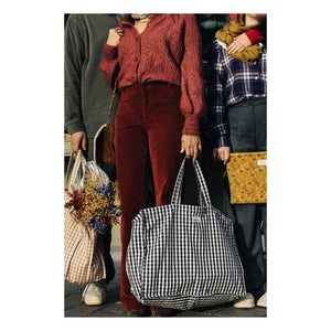 Gabrielle Paris - Gingham Evening Bag | Black