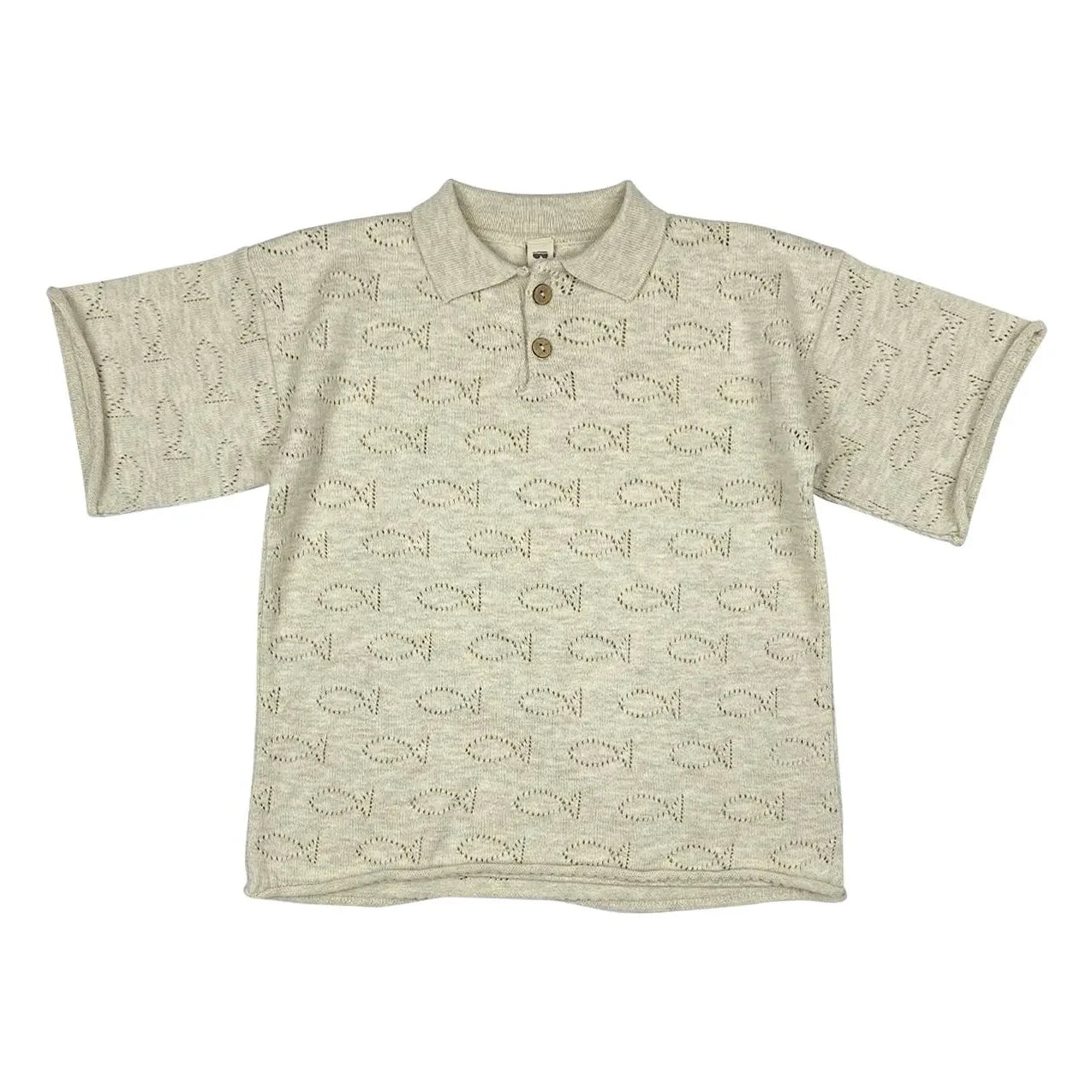 Bayiri - Underwater Organic Cotton Polo T-Shirt | Gray