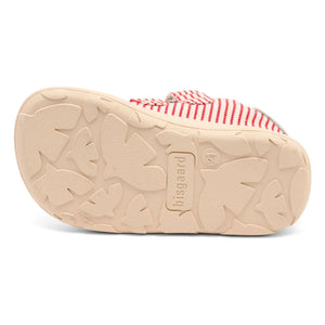 bisgaard - Striped Scratched Sneakers | Red