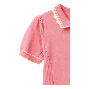 Copenhagen Colors - Organic Cotton Knit Dress | Light Pink