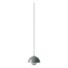 & Tradition - Flowerpot VP10 Pendant Lamp, Verner Panton | Gray Blue
