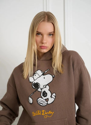 Wild Donkey - Pamuklu Swing Sweatshirt | Açık kahverengi
