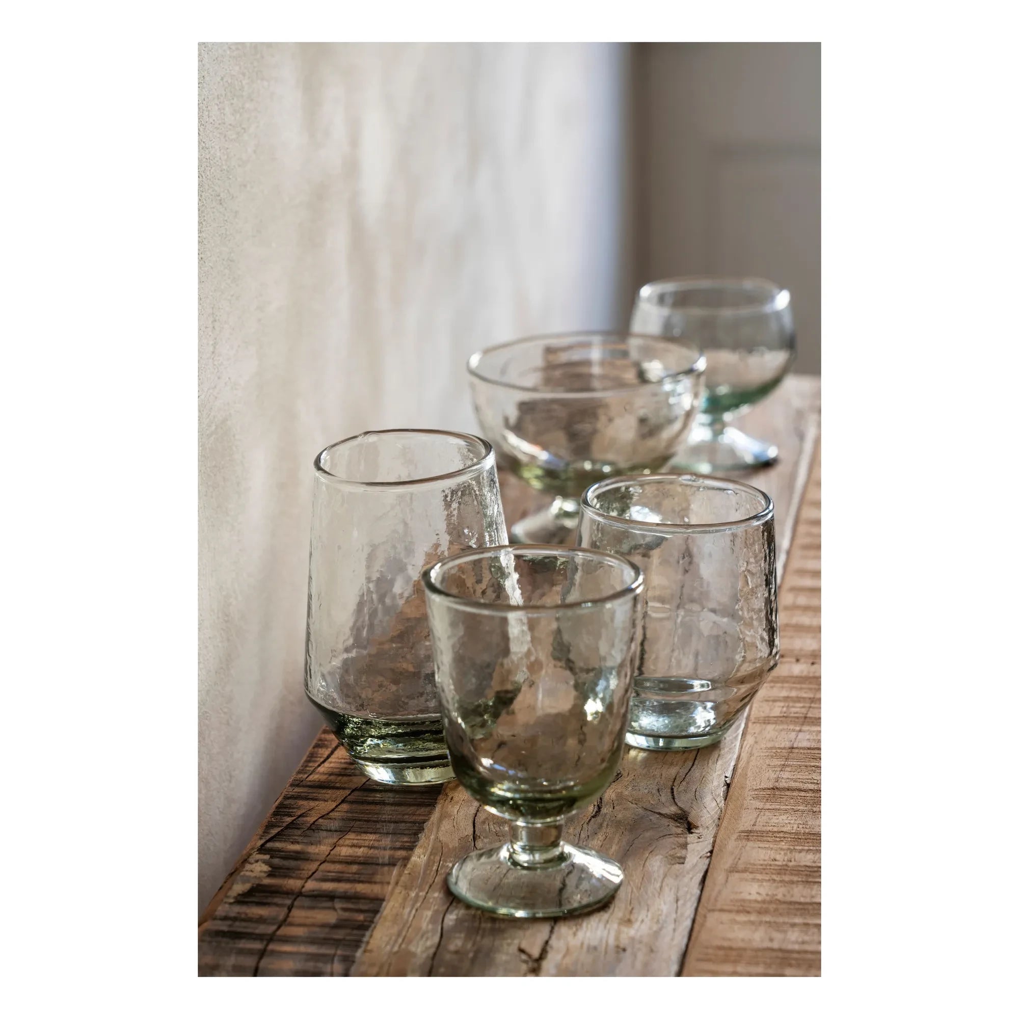 Madam Stoltz - Hammered Wine Glass