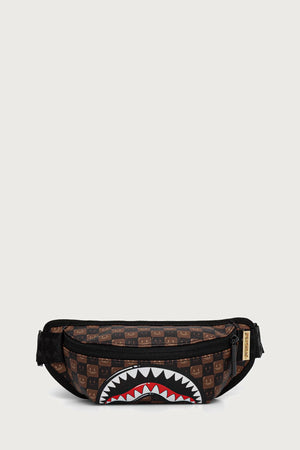 Sprayground - Brown Shark Fanny Pack in Paris 910B9309NSZ