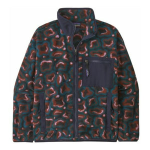 Patagonia - Synch Camouflage Fleece Jacket Made from Recycled Fibers | Navy Blue