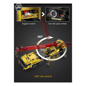 Cada - Construction Set Multi-purpose Crane Truck - 1,831 Pieces