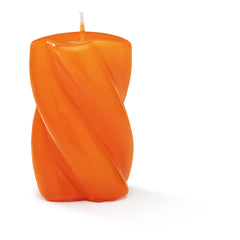 Anna + Nina - Twisted Candle - 9 cm | Orange