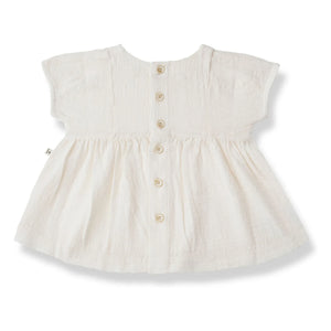 1+ in the family - Gualta Chiffon Dress | White