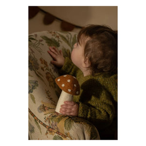 Muskhane - Dotty felt mushrooms - 3-piece set | Caramel