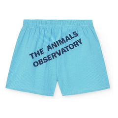 The Animals Observatory - Striped Gavial Shorts | Blue