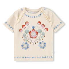 Molo - Neona Anti-UV T-shirt Made from Recycled Fibers | Off-white