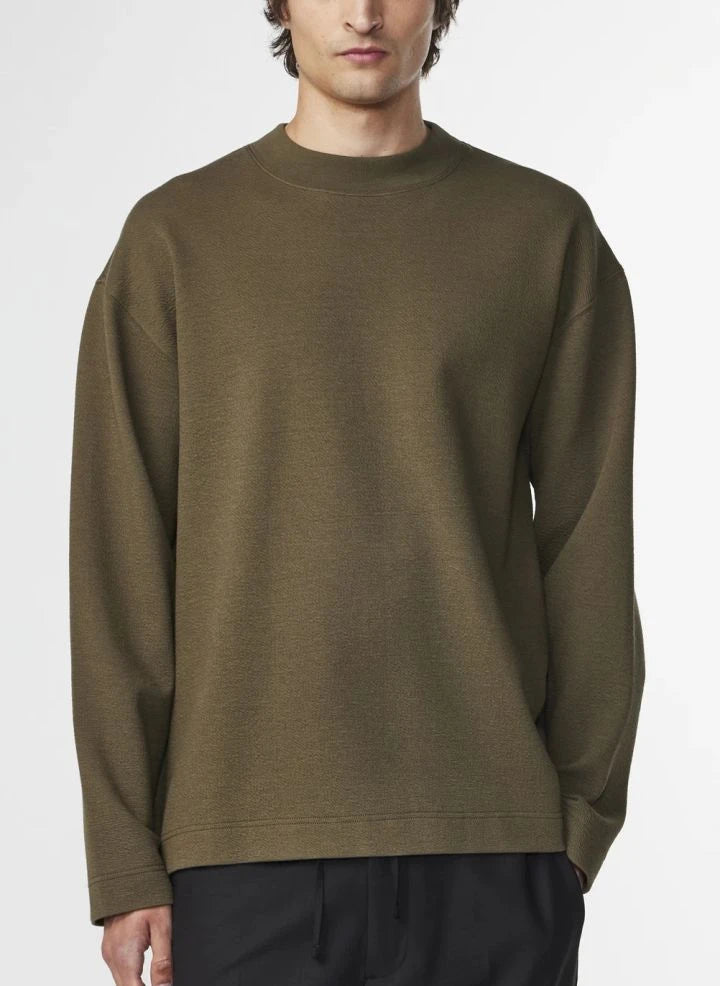NN.07 - Benja 3530 organic cotton sweatshirt | Olive brown