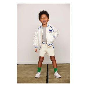Mini Rodini - Recycled Fiber Ping Pong Jacket | White