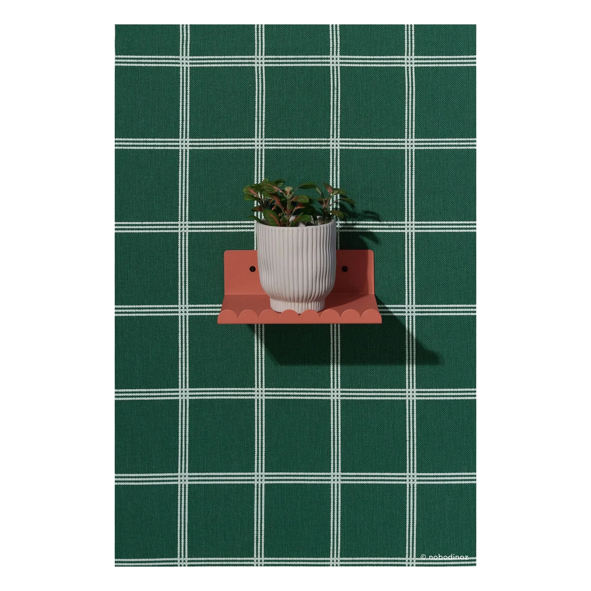 Nobodinoz - Vibes Wall Shelf 20x16 cm | Terracotta