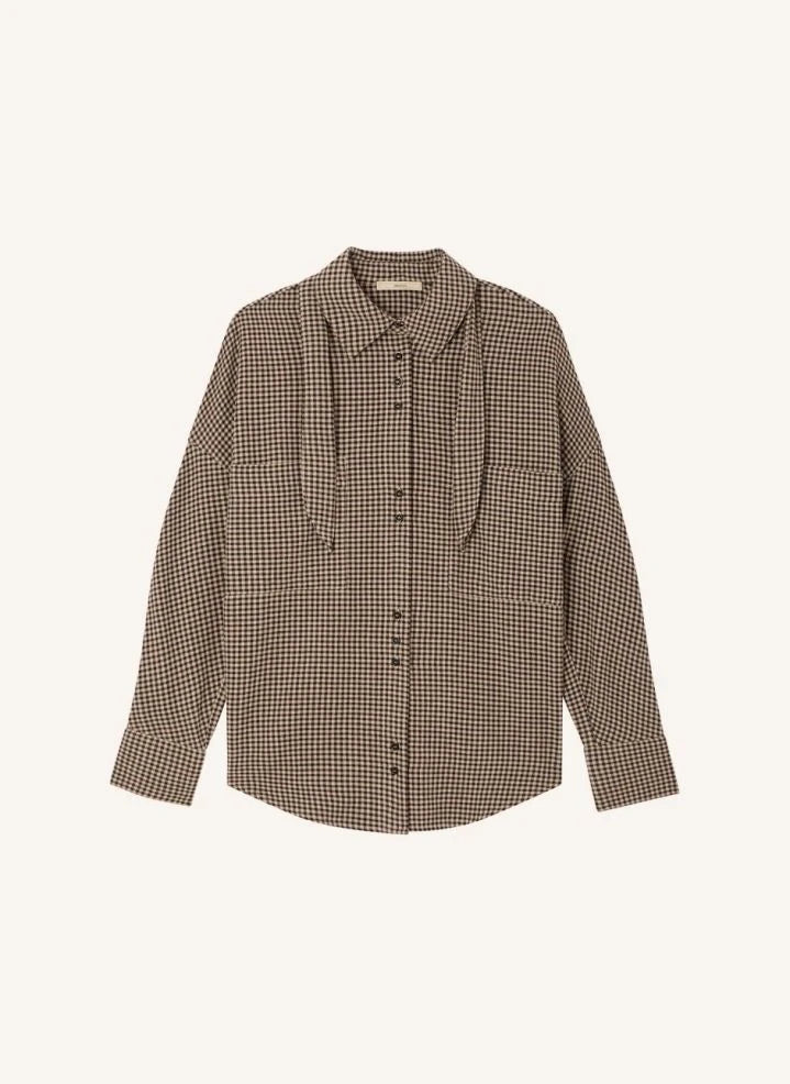 Sessùn - Cecily cotton blouse | Brown