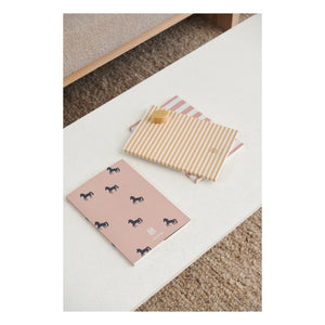 Liewood - A4 Jae defter | Çizgili Tuscany rose/Sandy