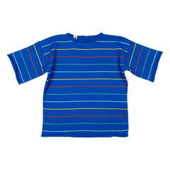 Bayiri - Botanik Striped Organic Cotton T-Shirt | Blue
