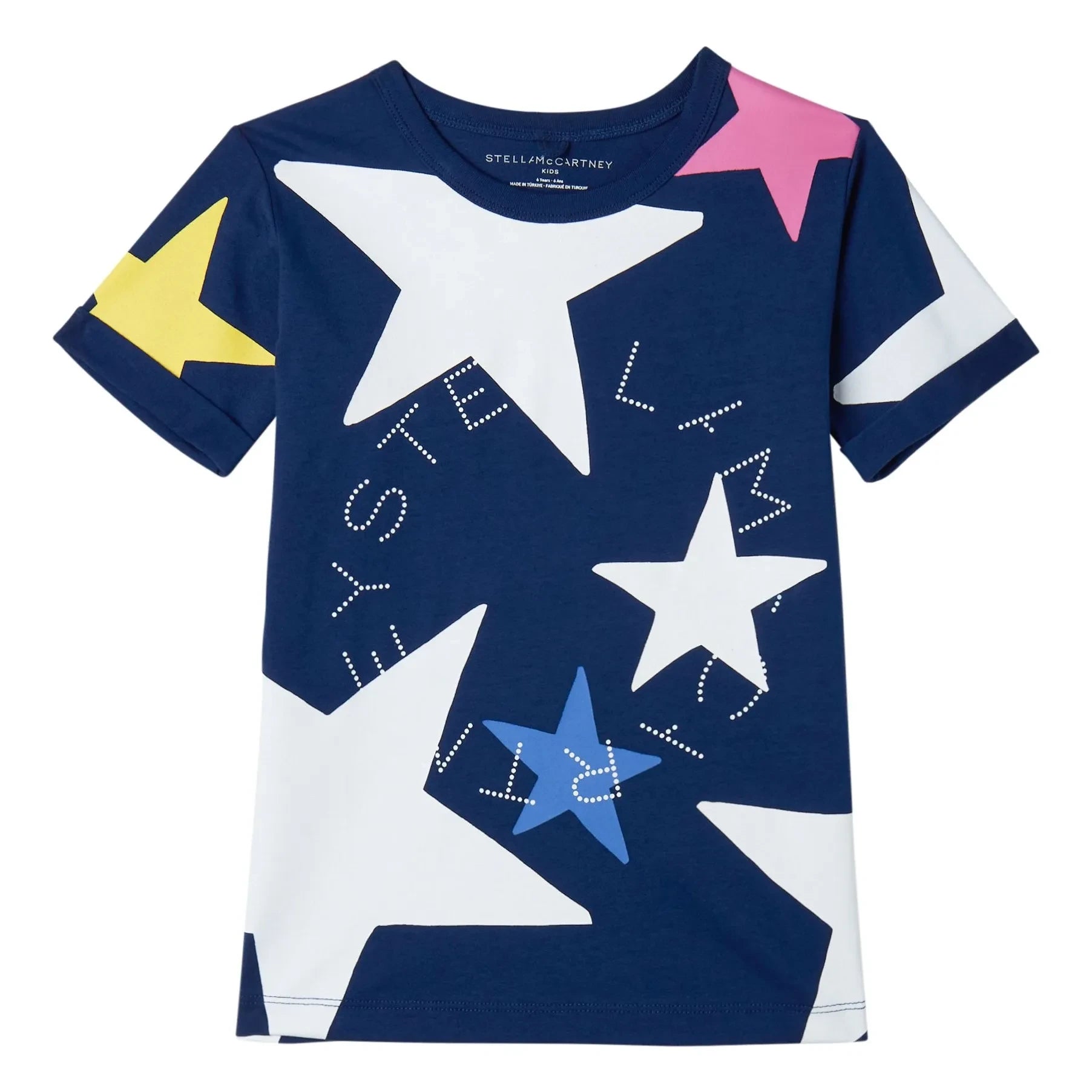 Stella McCartney Kids - Stella Etoiles T-Shirt | Navy Blue