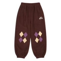 Jelly Mallow - Losanges Jogger | Brown