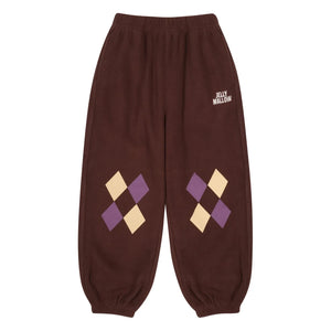 Jelly Mallow - Losanges Jogger | Brown