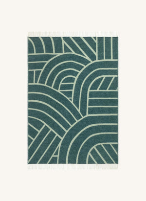 Maison Deux - Lines Wool Blanket | Sage