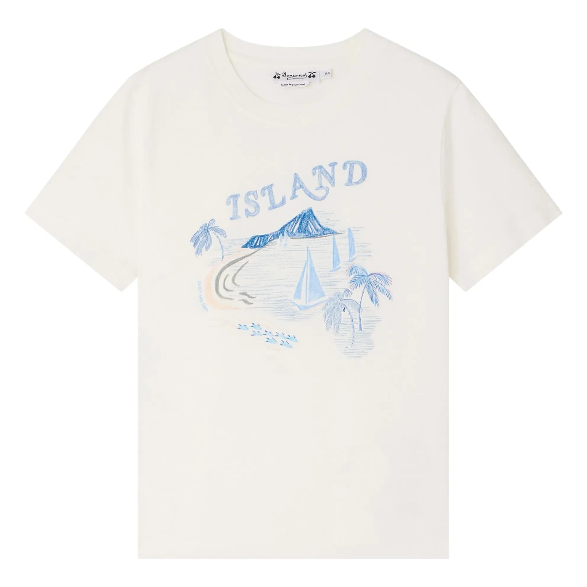 Bonpoint - Thibald Organic Cotton T-Shirt | Ecru