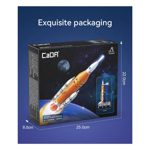 Cada - NASA Artemis SLS Rocket Building Kit - 659 Pieces