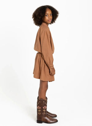 Hundred Pieces - Enoha Star Dress | Brown