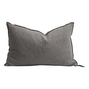 Maison de Vacances - Vice Versa Washed Linen Crepe Pillow | Bark