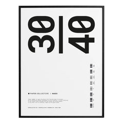 Paper Collective - Wooden Frame | Black