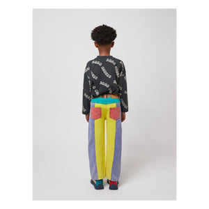 Bobo Choses - Color Block Organic Cotton Jeans | Yellow