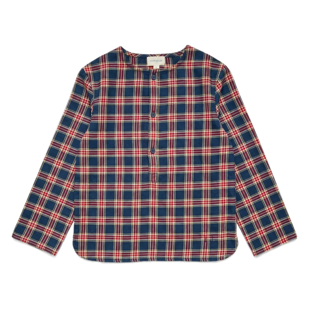 Louis Louise - Oncle Plaid Shirt | Dark Blue