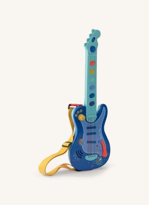 Moulin Roty - Electric Guitar - Puce & Pilou | Blue