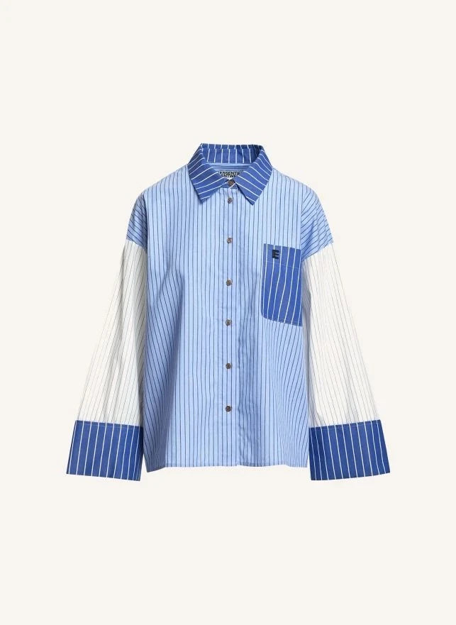 Essentiel Antwerp - Kovid Mix Shirt | Blue