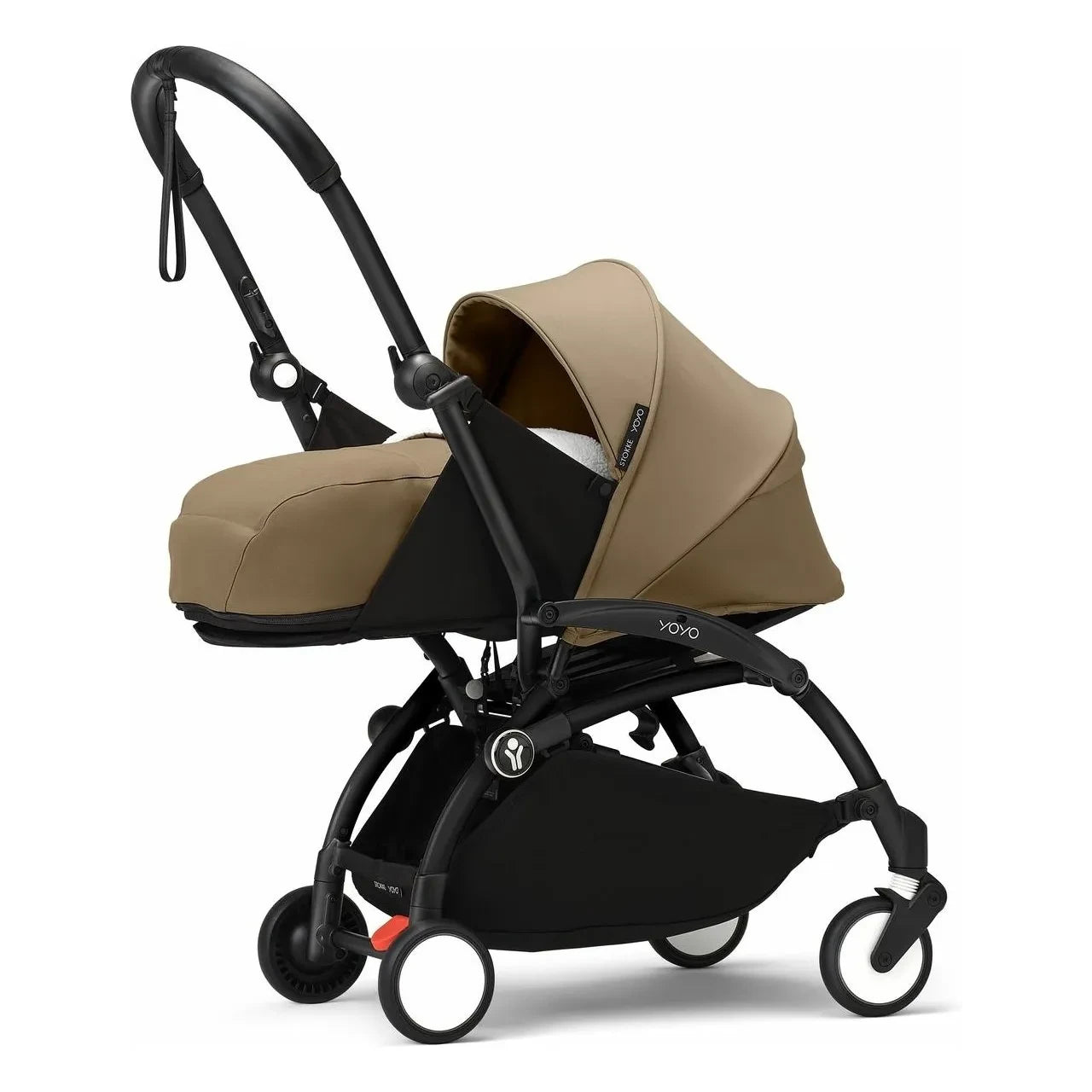 Stokke® - YOYO³ tam bebek arabası 0+ ve 6+ Siyah çerçeve | Toffee