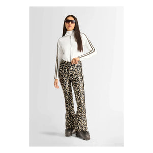 Fusalp - Elancia Leopard Spindle Ski Pants | Light Brown