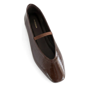 Rivecour - Babetler No.136 Patent Leather | Chocolate