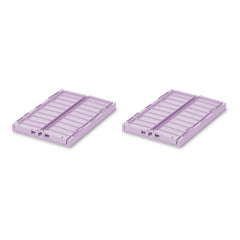 Liewood - Weston Foldable Storage Bins - Set of 2 | Light Lavender